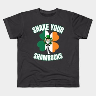 shake your shamrocks t shirt Kids T-Shirt